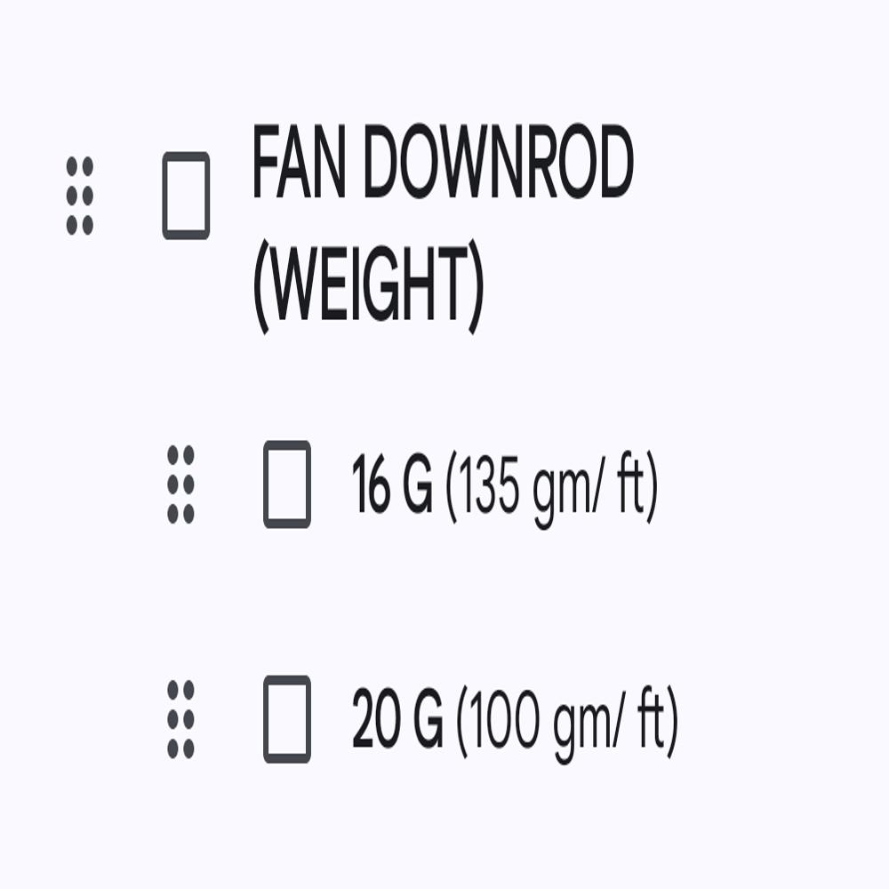 Fan Downrod