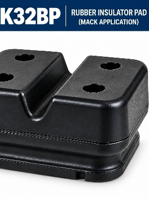 Mack 10QK32BP - MACK UPPER SUSPENSION INSULATOR/LOAD PAD, USED ON THE HEAVY-DUTY CAMELBACK REAR SUSPENSION
