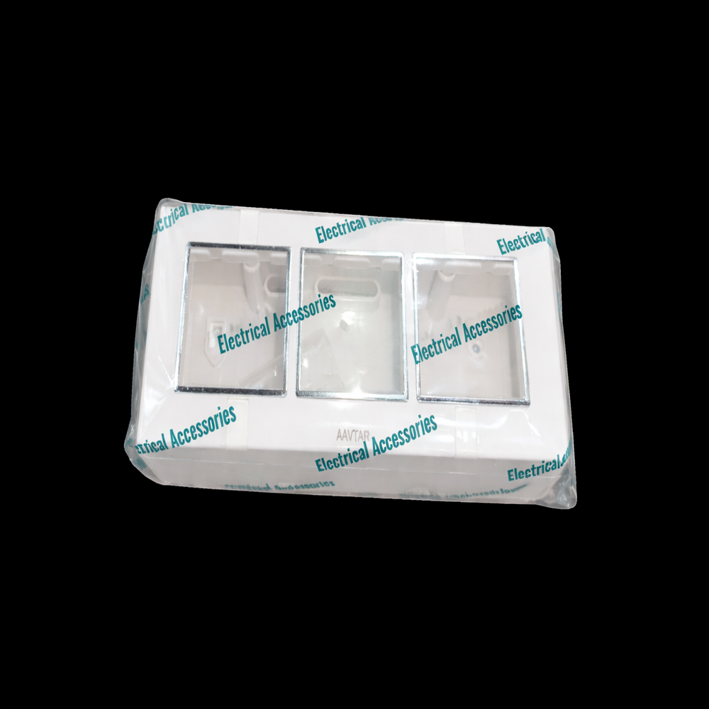 PVC GANG BOX (SILVER LINE)