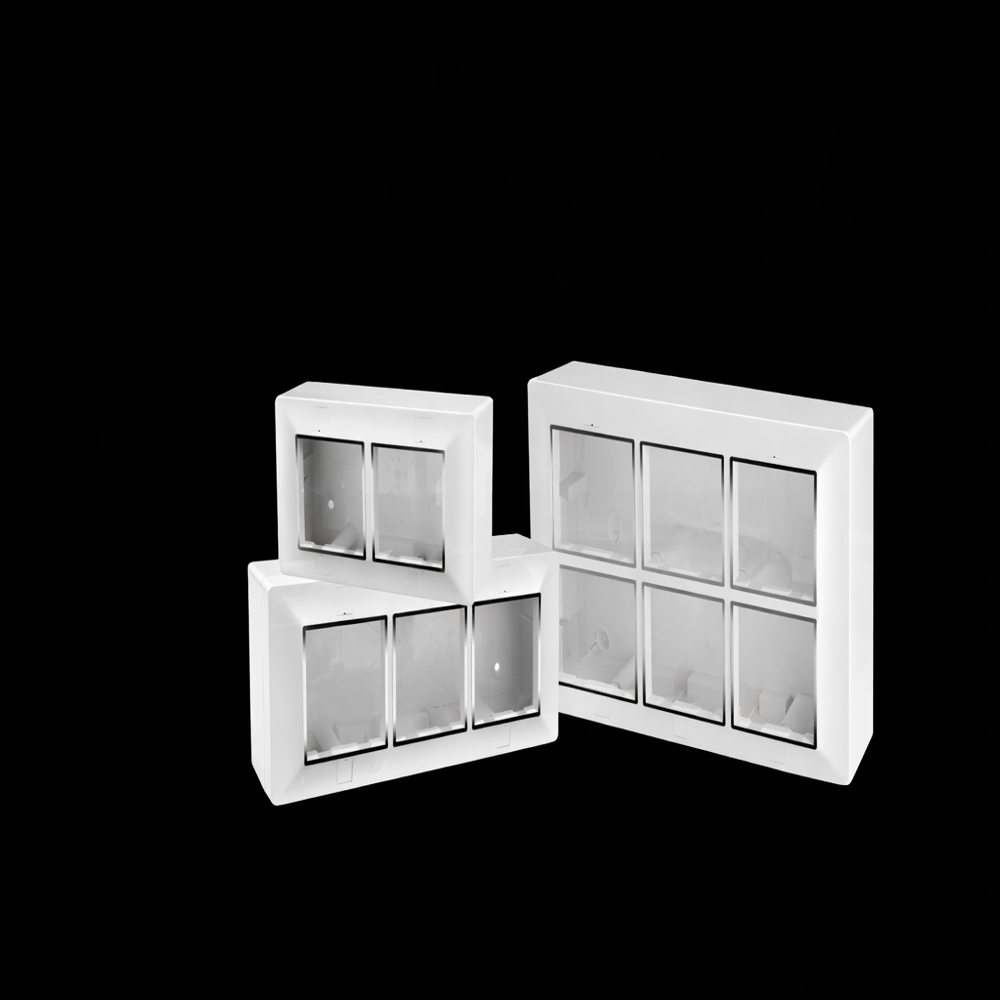 PVC GANG BOX (SILVER LINE)