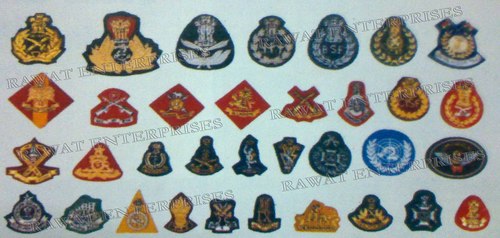 Multicolor Indian Army Badges