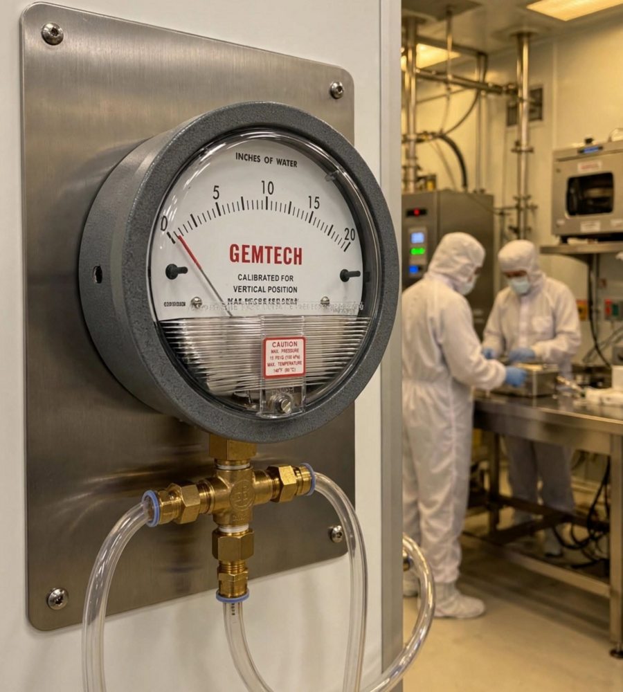 Best Supplier GEMTECH Differential Pressure Gauge | D.P.ENGINEERS DELHI