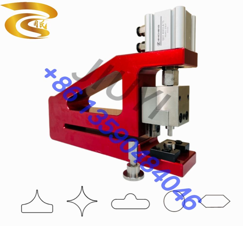 Pneumatic Interchangeable Type Hole PunchVarious Hole Types With Interchangeability. - Color: Red