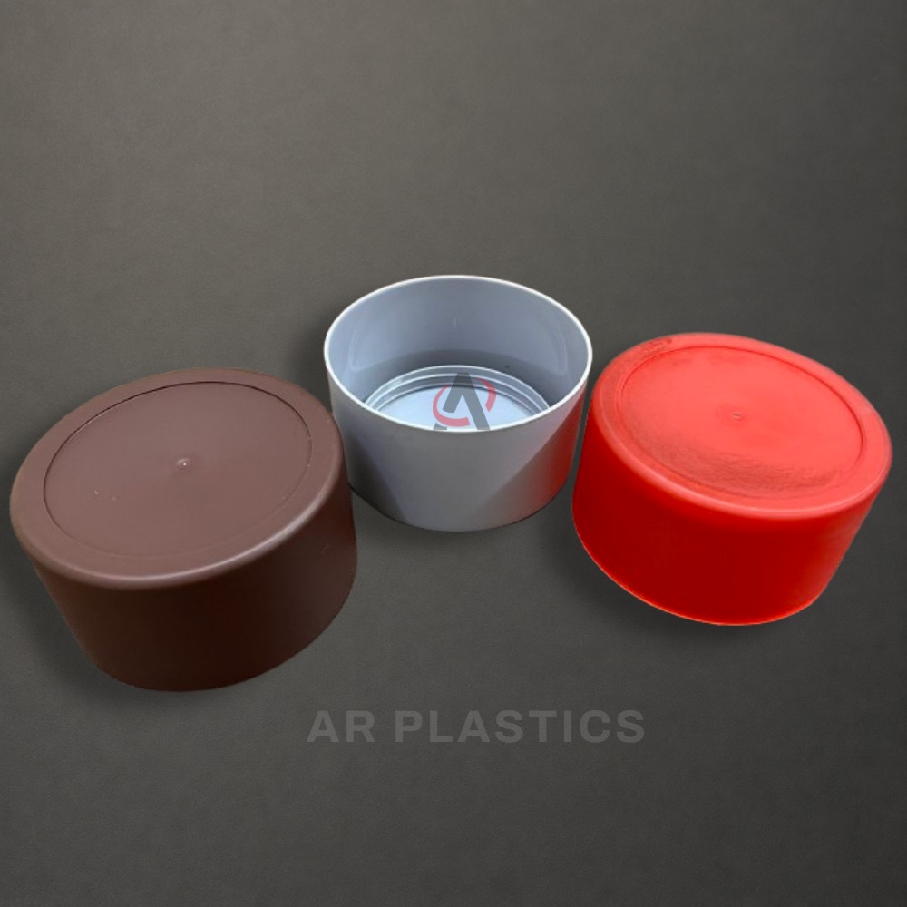 83 Mm Long Height Cap - Plastic, 83 Mm Diameter, All Colors Available | Screw Cap For Jars, User-friendly, Lightweight, Economical