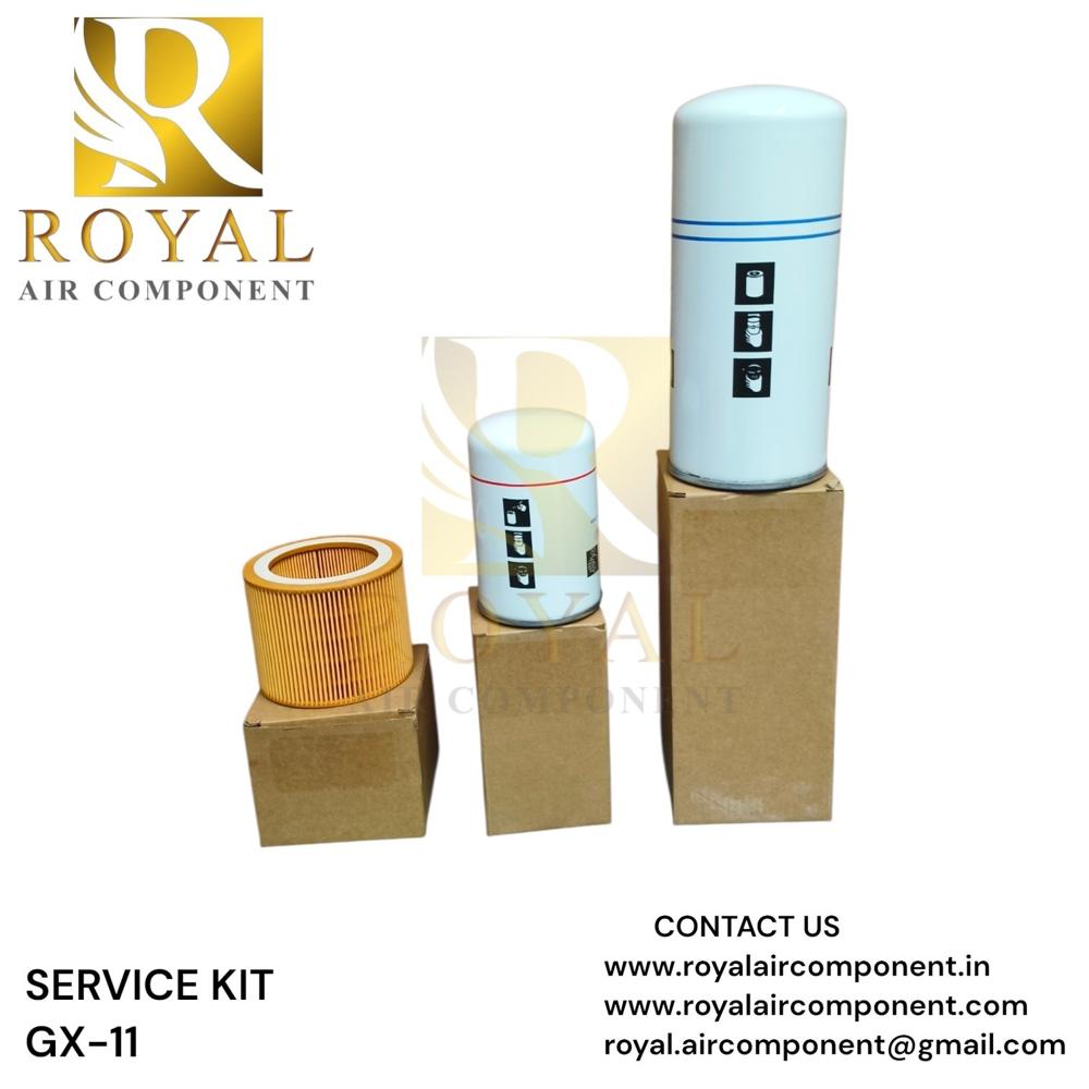 Atlas Copco Gx11 Screw Air Compressor Maintenance Filter Kit - Lubrication Type: Lubricated
