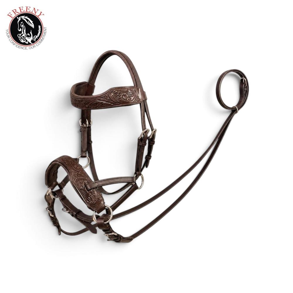 Horse Leather Western Bridle