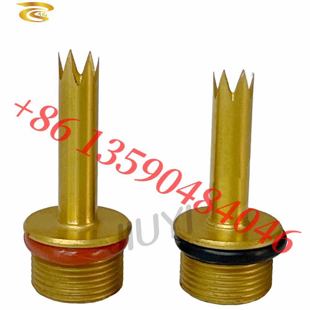 Serrated Punch With Tin Coating - Brass, Round/oblong Shapes | Precise Diameter, Impact Proof, Rust Proof, Polished Surface