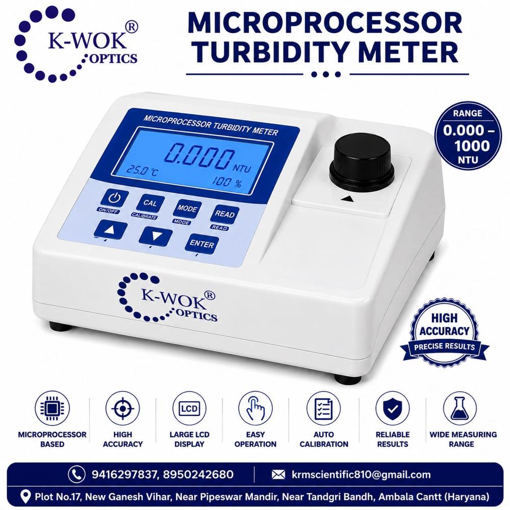 K-wok Microprocessor-turbidity-meter. - Accuracy: + Or - 3 Percent %