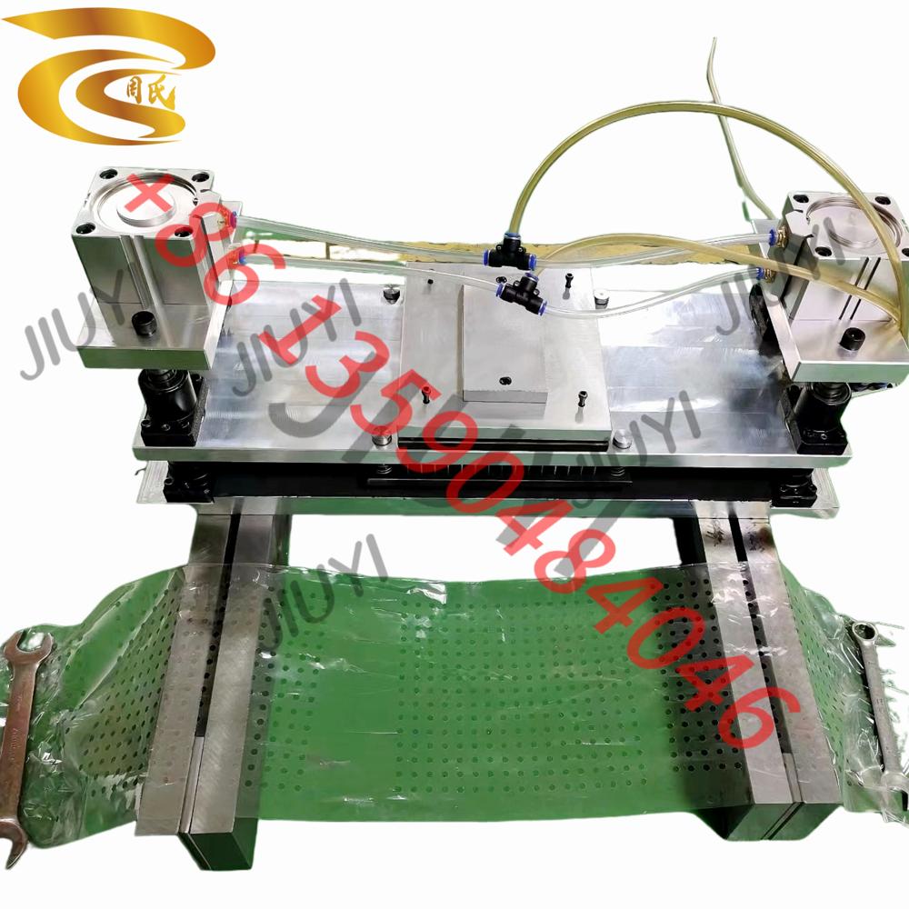 Pneumatic Multi Hole Punch Machine - Color: Blue