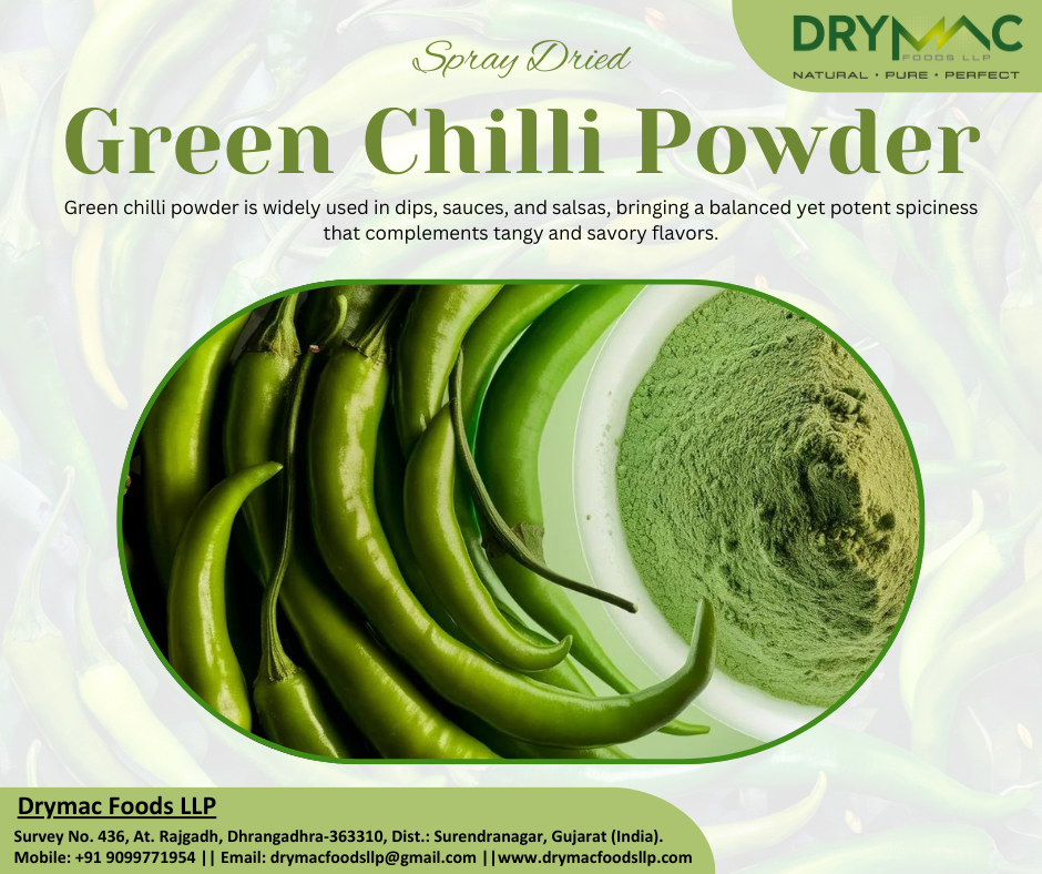 Spray Dried Green Chili Powder
