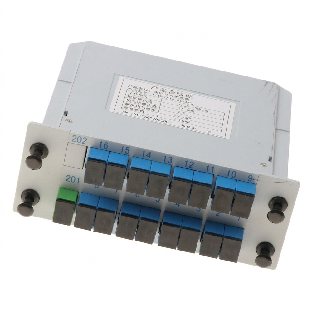1X16 16 Port Fiber Optic Plc Casstte Type Splitter - Battery Backup: No Seconds