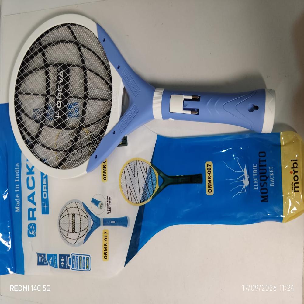 Mosquito Killer Racket ORMR-017 | Mosquito Bat | Bug Zapper Racket