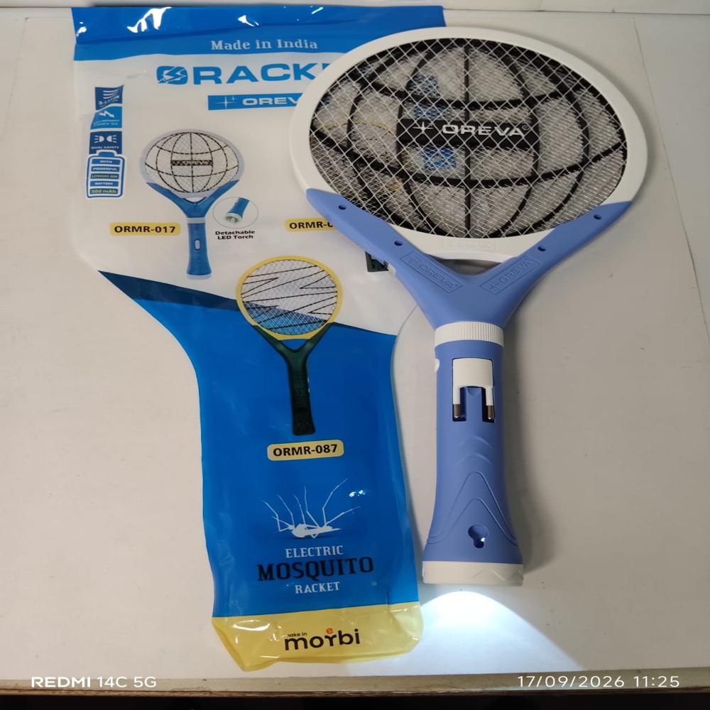 Mosquito Killer Racket ORMR-017 | Mosquito Bat | Bug Zapper Racket