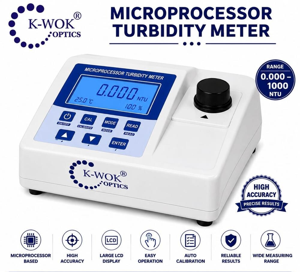 K-Wok Microrpocessor Turbidity Meter Graphics - Accuracy: + Or - 3 Percent %