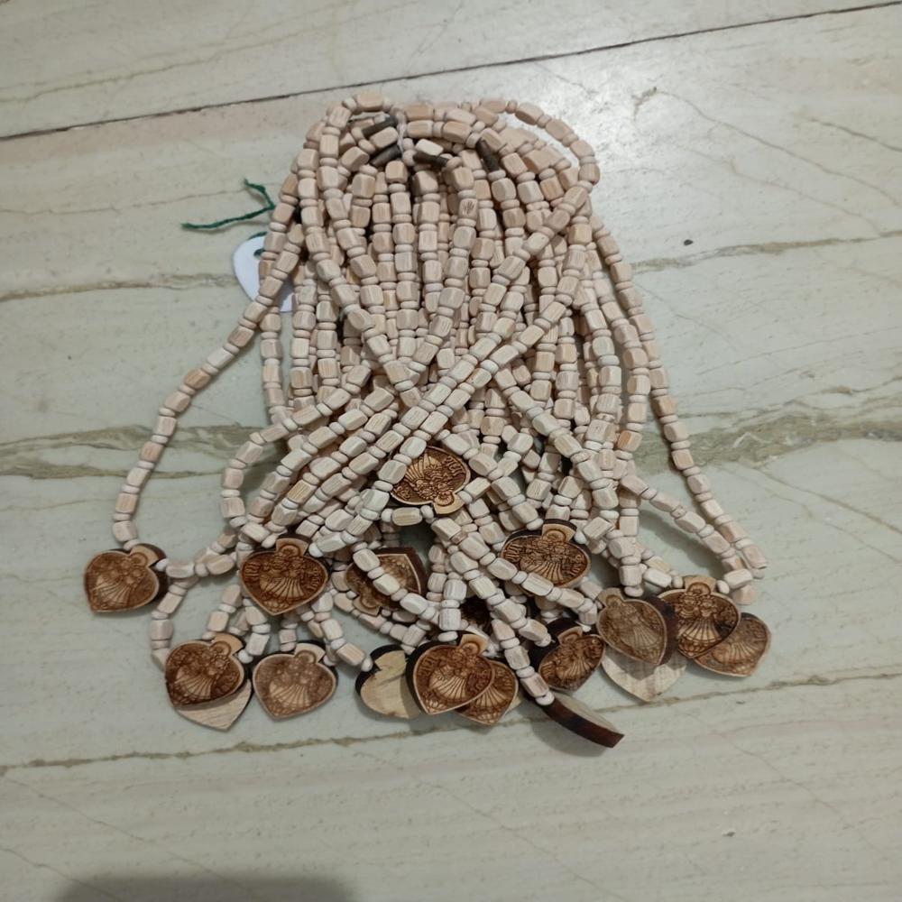 Wood Tulsi mala design