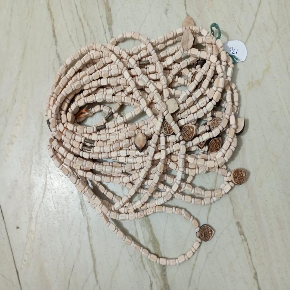 Wood Tulsi mala design