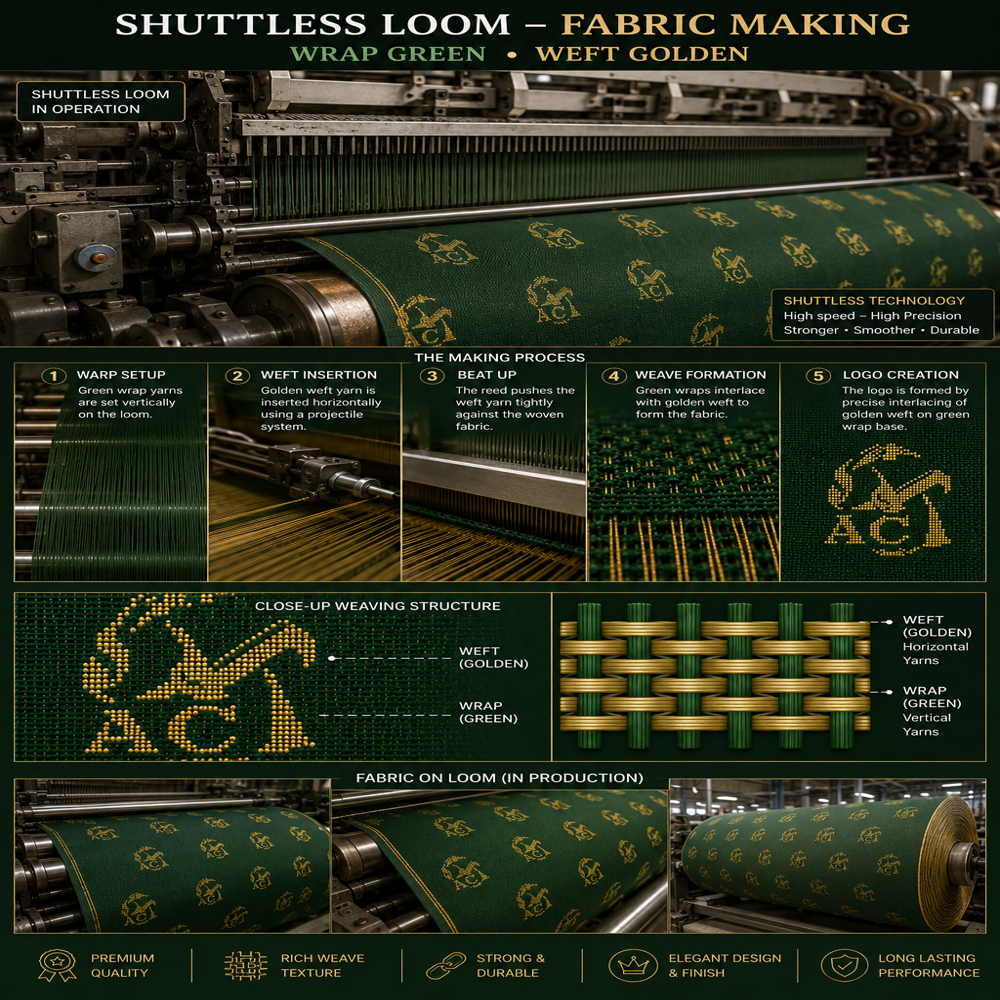 Premium Army Regimental Logo Crest Jacquard Curtains