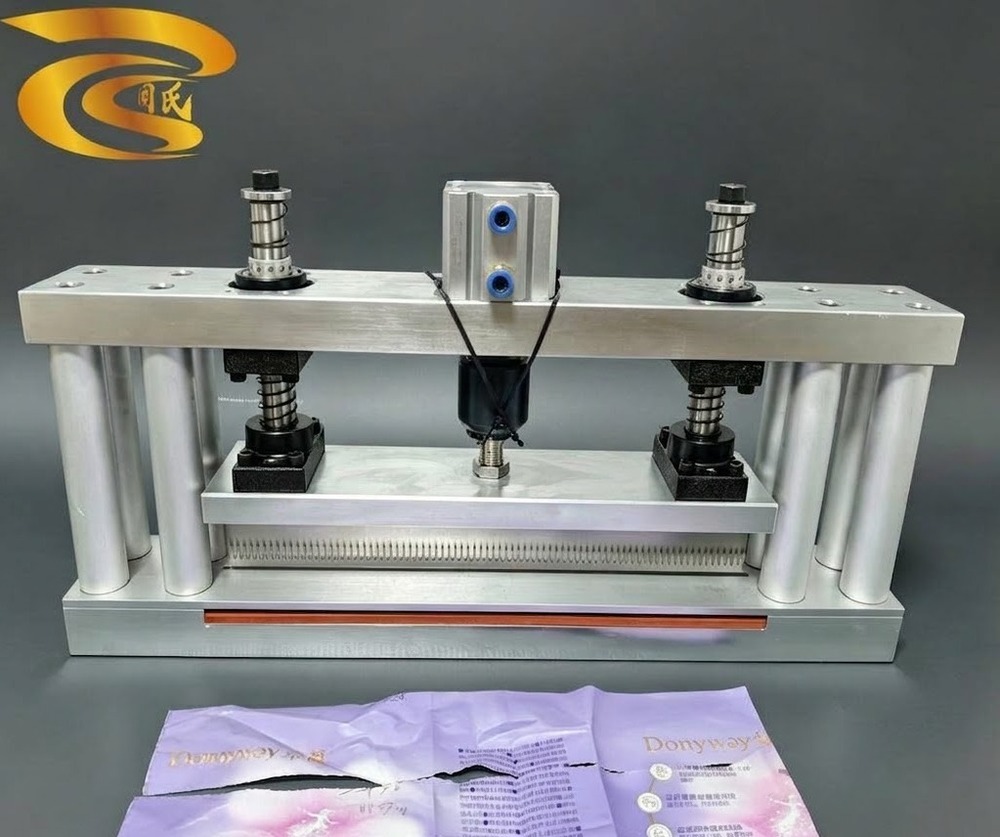 Pneumatic Easy Tearing Dotted Line Punch Machine With Replaceable Blade Dashed Line Perforator - Color: Metallic Color