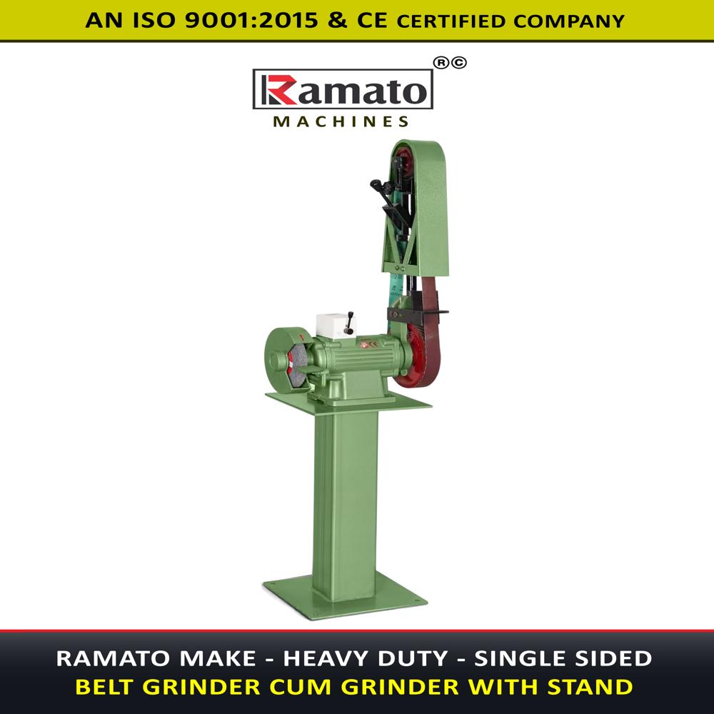 Single Side Belt Grinder Machine