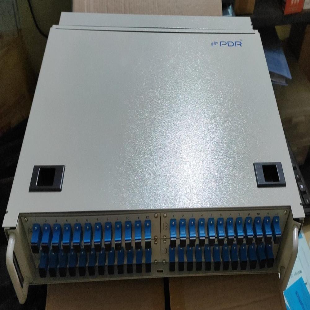 48 Port Sc Duplex Fiber Management System - Color: Light Grey