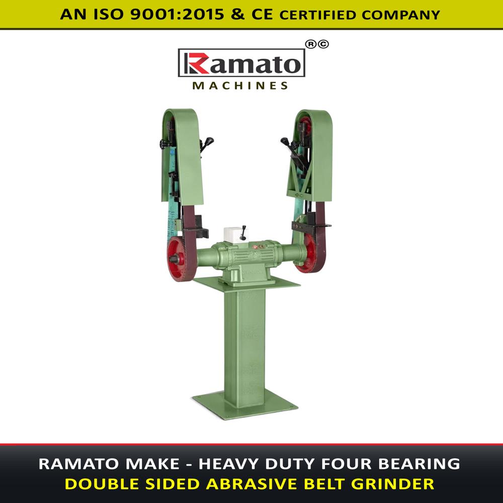 Double Side Belt Grinder Machine