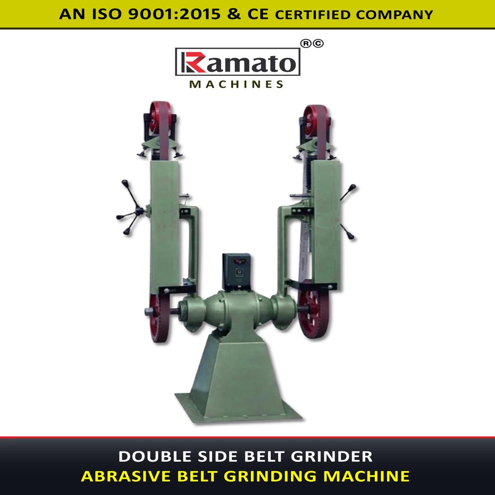Double Ended Belt Grinding Machine