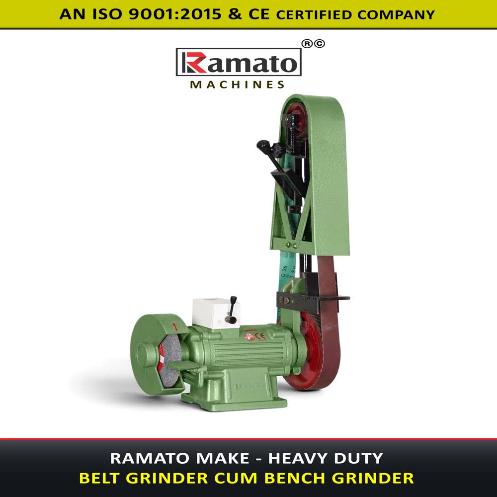 Double End Belt Grinder Machine