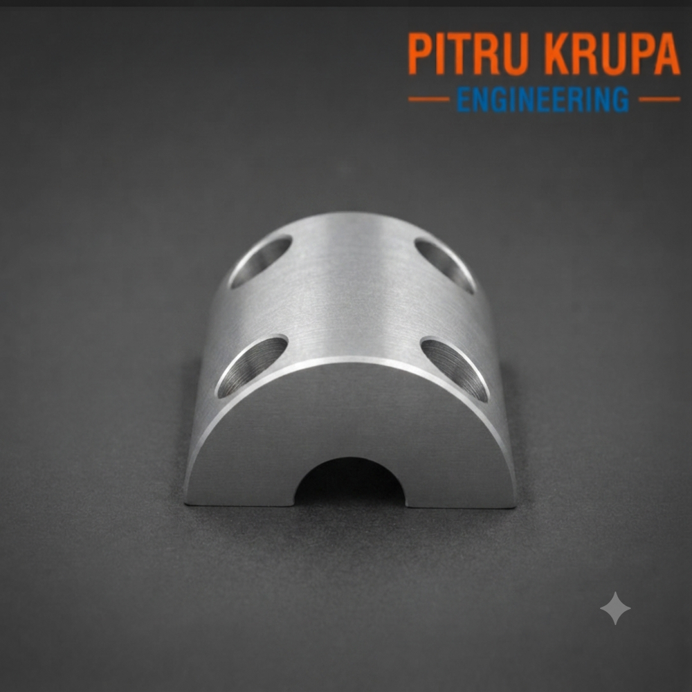 CNC Machined Semi-Cylindrical Cover