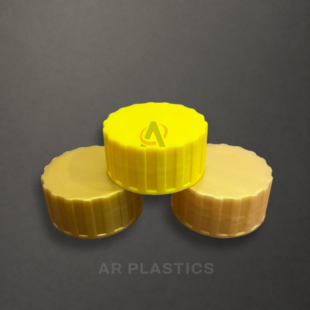 46 Mm Plastic Cap - Plastic, 46 Mm Diameter, Available In All Colors | User-friendly, Lightweight, Screw Cap For Cans, Warranty Included