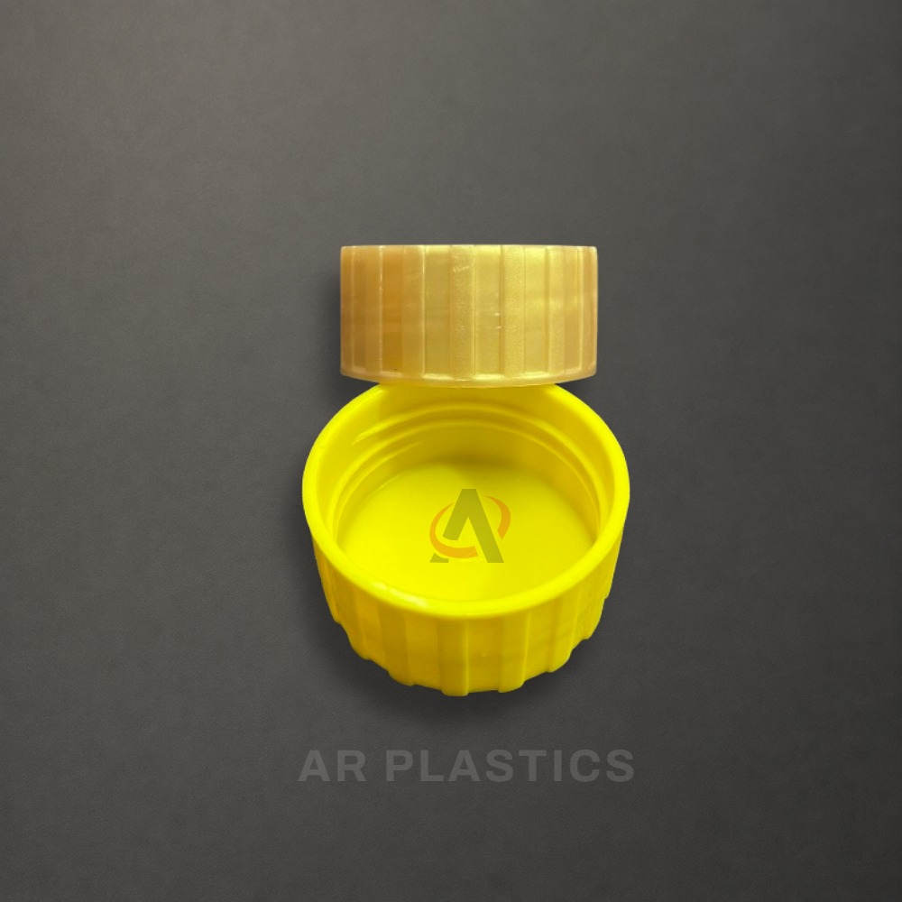 46 Mm Plastic Cap - Plastic, 46 Mm Diameter, Available In All Colors | User-friendly, Lightweight, Screw Cap For Cans, Warranty Included