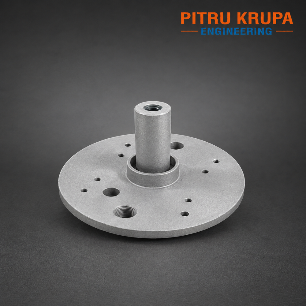 CNC Machined Flange Shaft Assembly