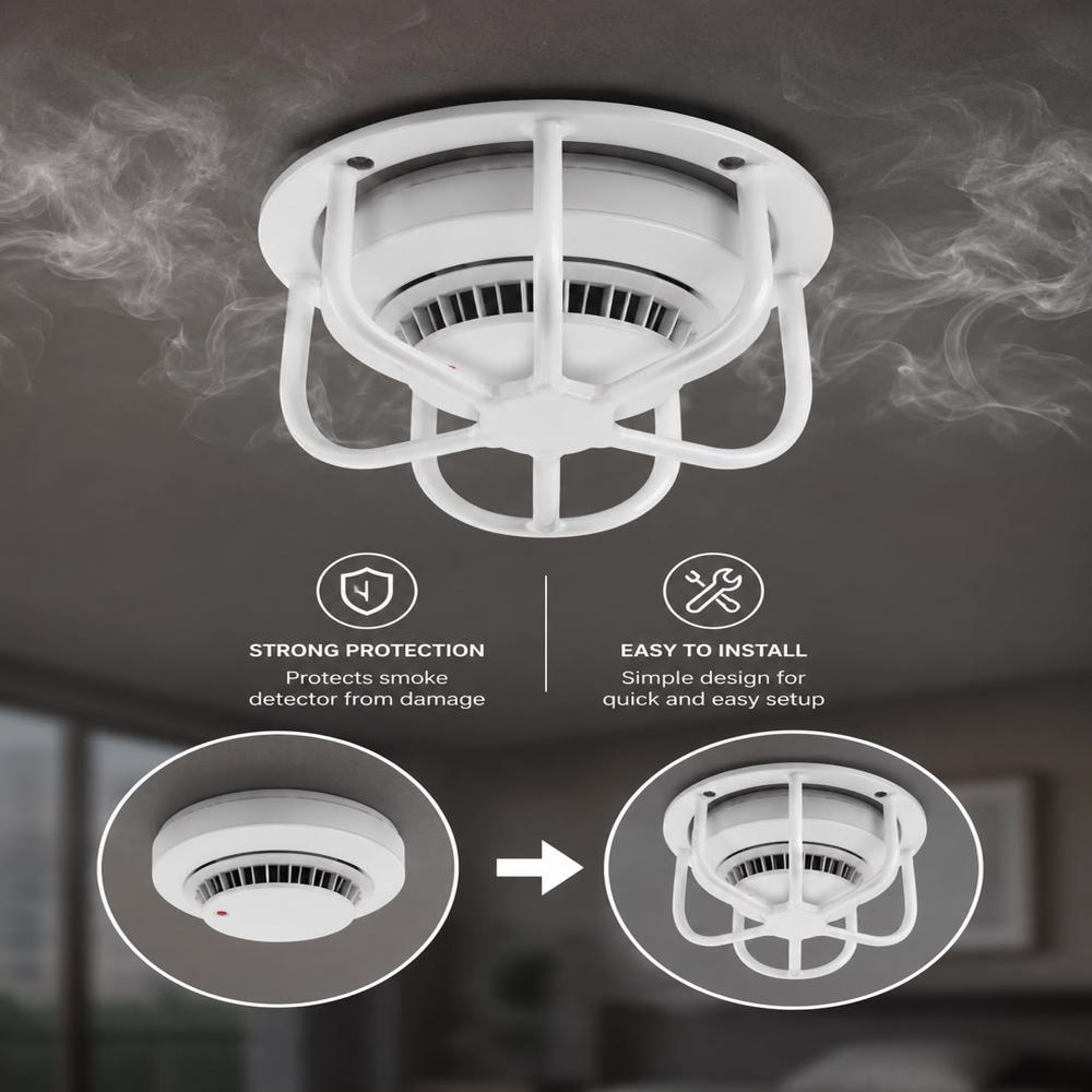Smoke Detector Protective Guard Cover