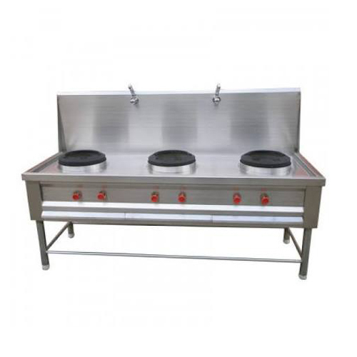 3 Burner Chinese Cooking Range