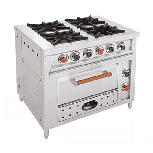 4 Burner Continental Range With Underdeck Oven