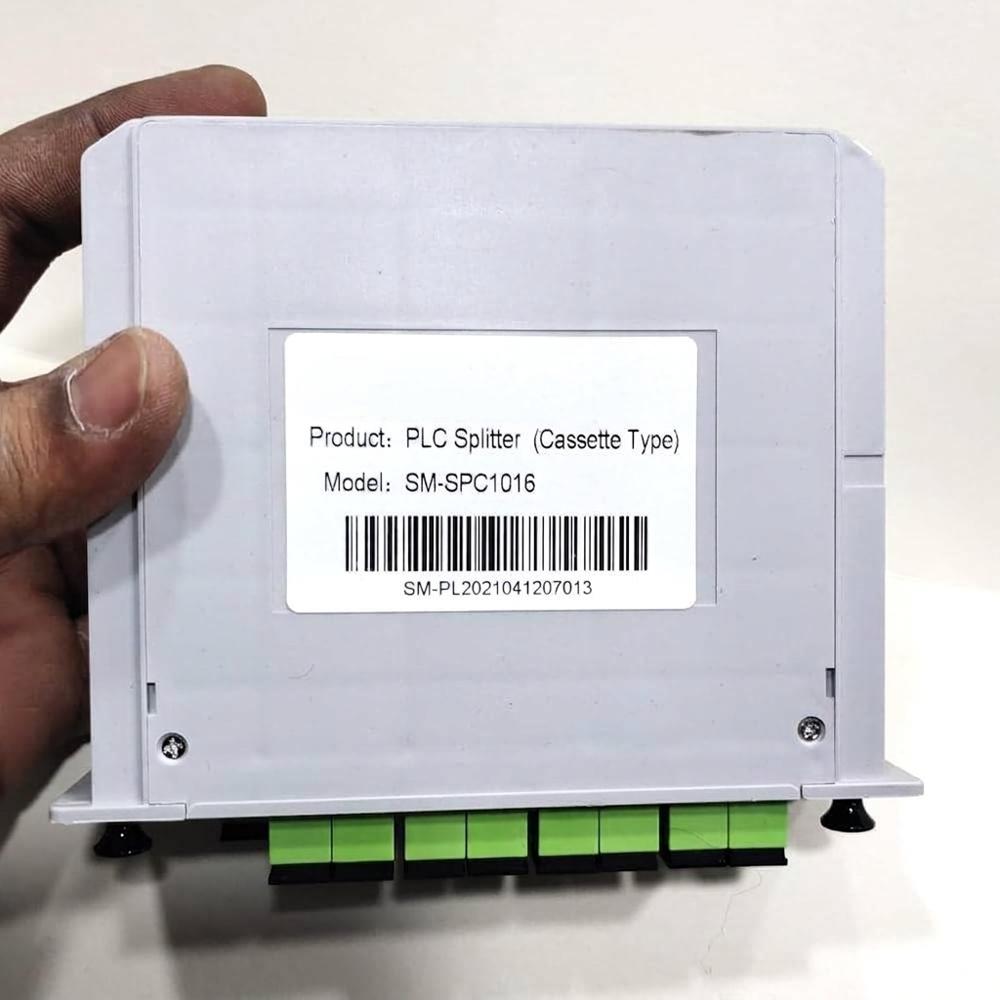 1X16 Lgx Cassette Planar Lightwave Circuit (Plc) Splitter With Sc/Apc Connectors - Application: Fiber Optic Network Distribution