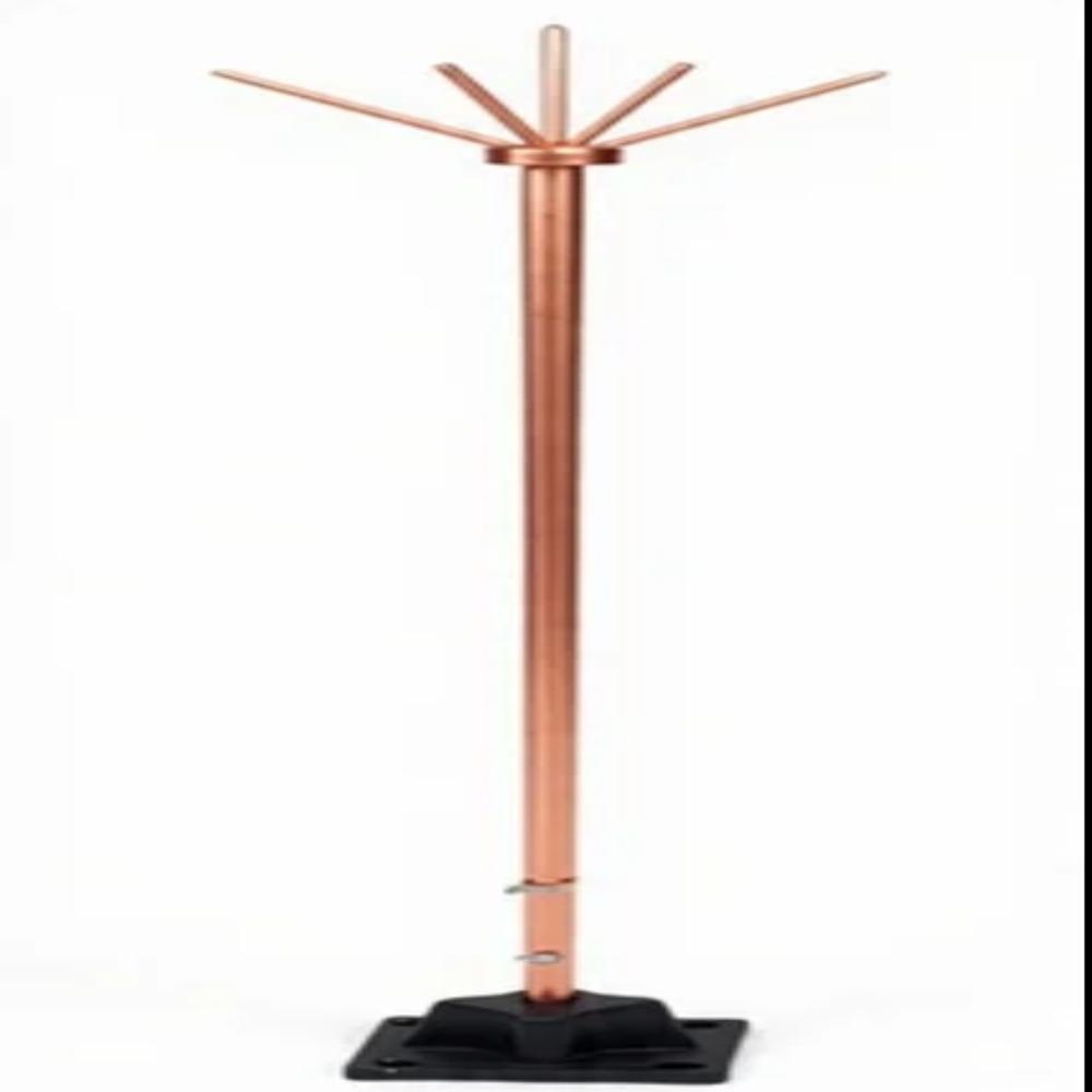 Earthing Rod Set - High Tensile Steel Core Copper Bonded 1200-3000mm, 15-40ka Current Capacity