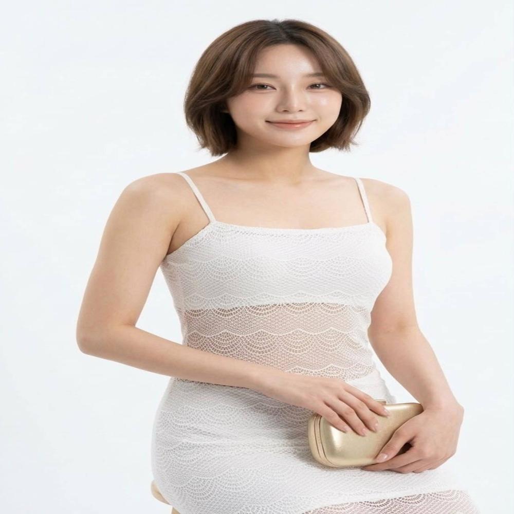 Export surplus Womens White Lace Bodycon Maxi Dress