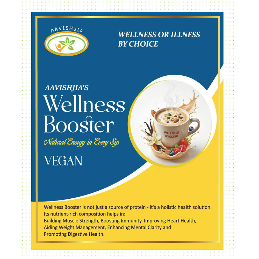 Wellness Booster Protein Powder - Direction: Mix With Water Or Milk As Per Individual Taste And Preference