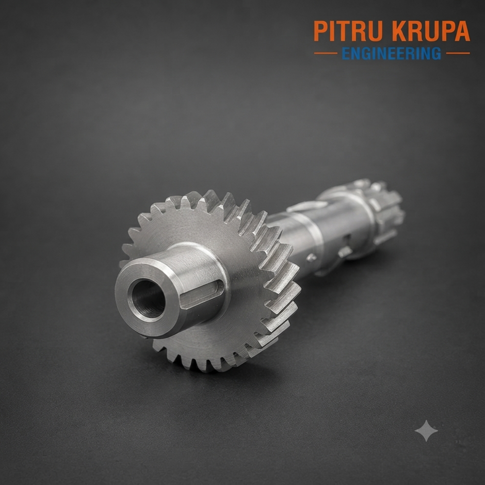 CNC Machined Gear Shaft