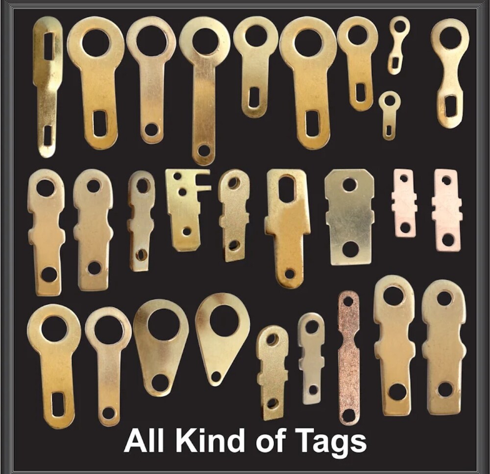 Brass Solder And Grounding Tags