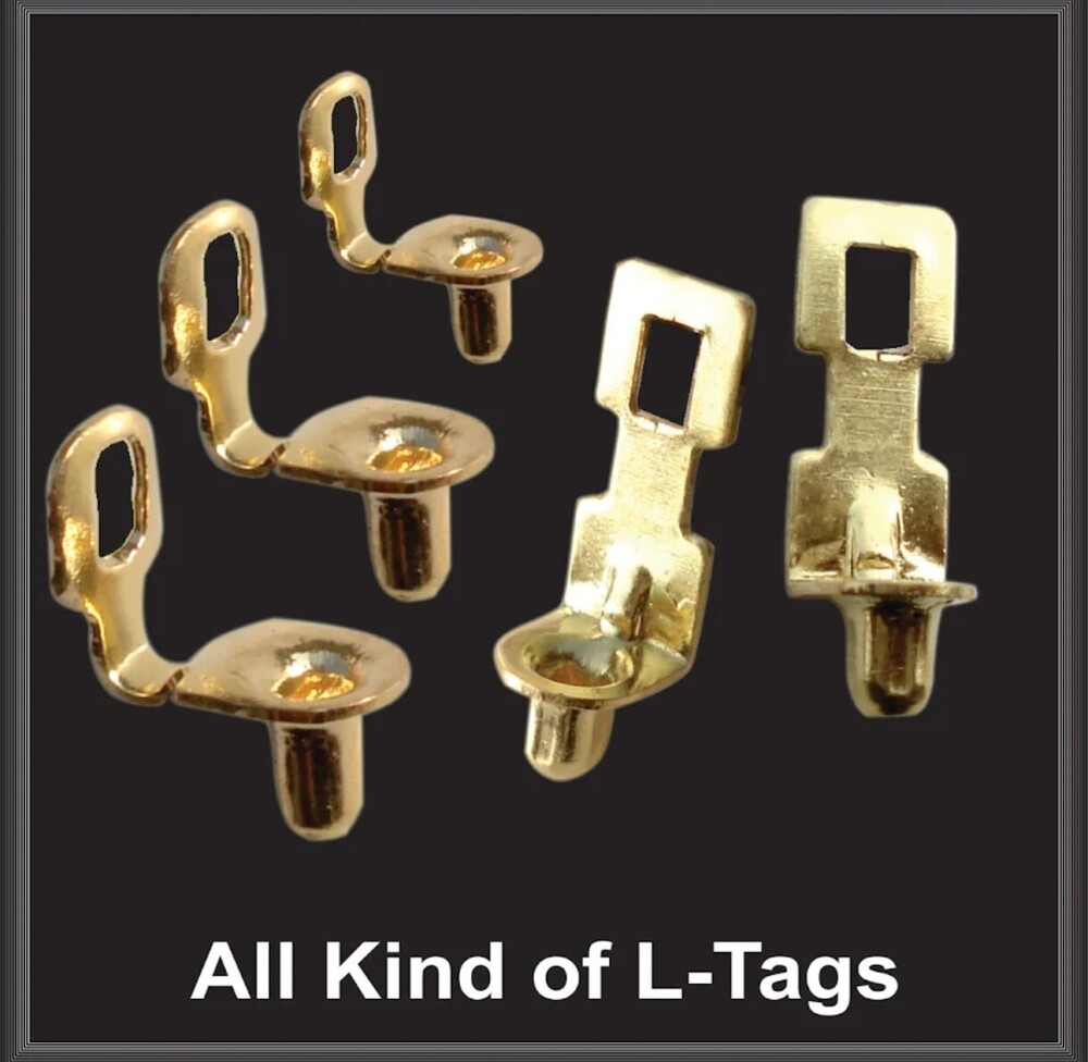 Right-angle L-tags
