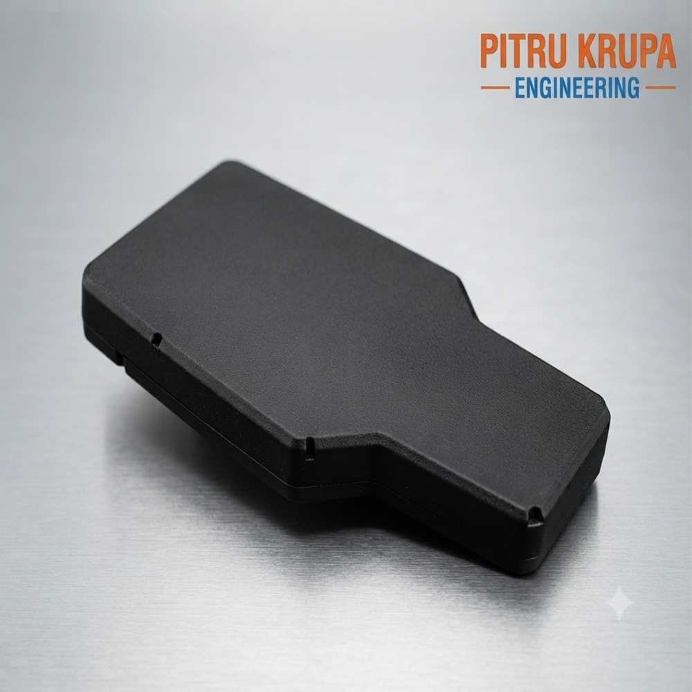CNC Machined Black Electronic Enclosure Housing