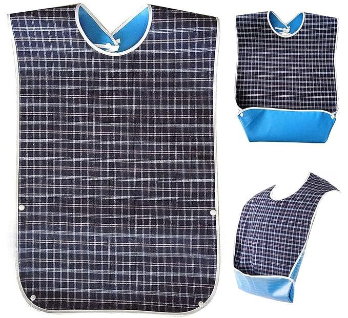 Adults Bibs Dining Bibs Washable Bibs for Elderly and Disabled