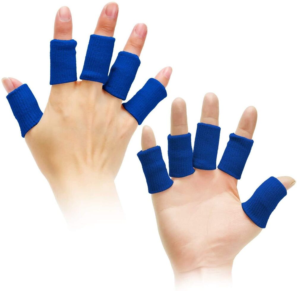 10Pcs Finger Sleeves Protectors Thumb Brace