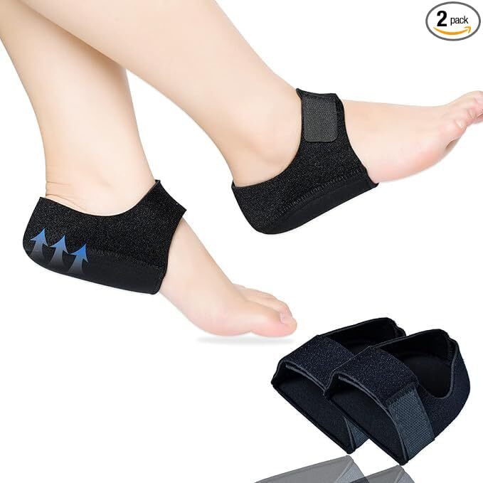 CETAPLAST 2 Pieces Plantar Fasciitis Heel Protectors and Gel Heel Cups