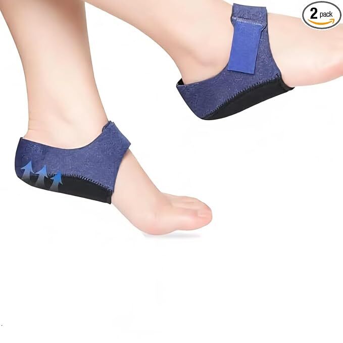 CETAPLAST Plantar Fasciitis Gel Cups 2 Pieces Shock-Absorbing Pads for Heel Spur