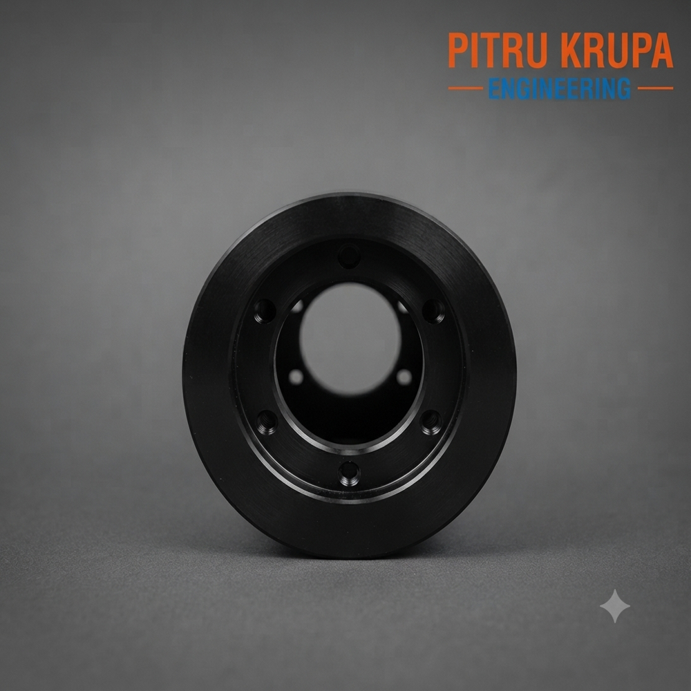 CNC Machined Aluminium Cylindrical Housing