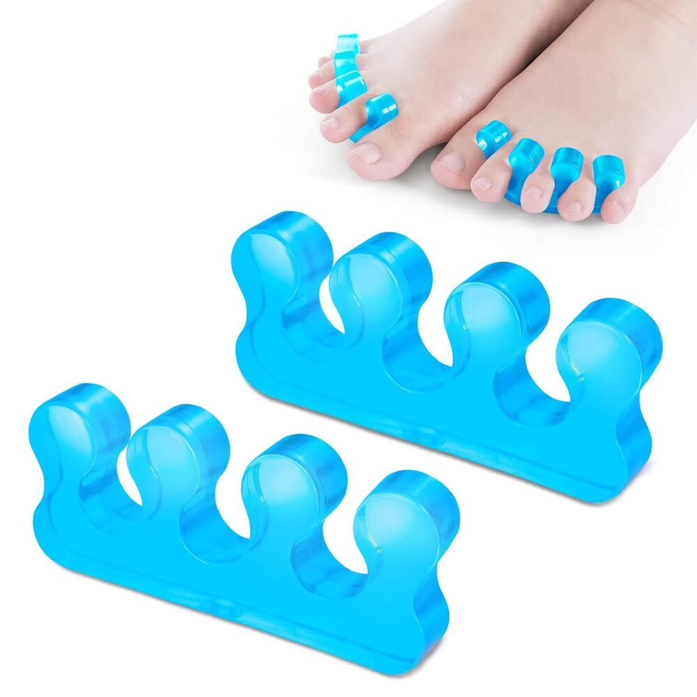 Cetaplast 2 Pieces Combo Silicone Gel Toe Separator for Feet
