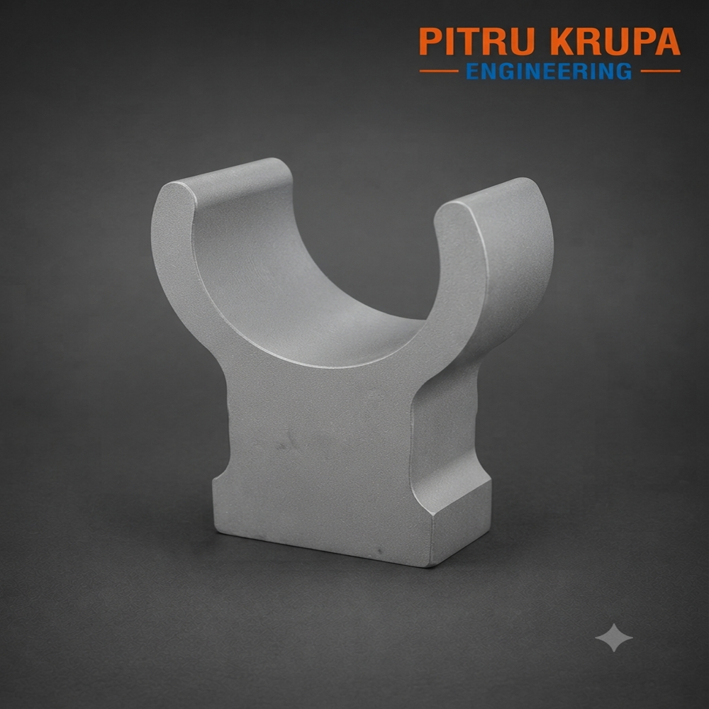 CNC Machined Pipe Support Clamp