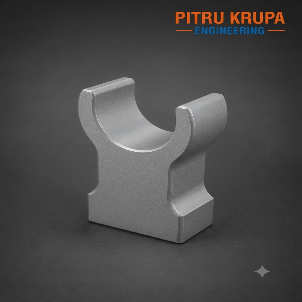 CNC Machined Pipe Support Clamp
